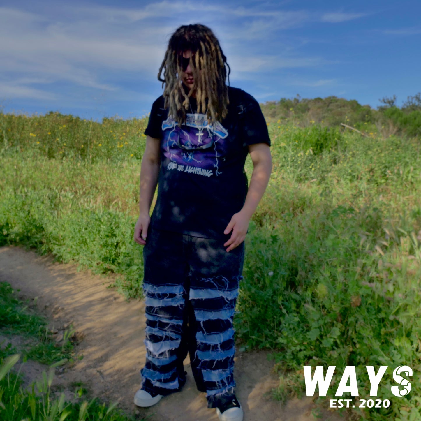 WAYS x SmokeSativa "Punk" Jeans